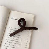 Suede Cross Hair Claw Barrettes for Women Girl