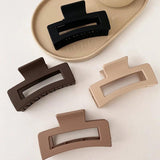 Suede Cross Hair Claw Barrettes for Women Girl
