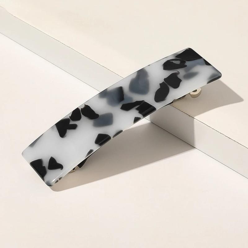 Rectangular Barettes Clip Acetate Sheet Spring Clip Hair Accessories