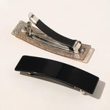 Rectangular Barettes Clip Acetate Sheet Spring Clip Hair Accessories