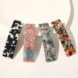 Rectangular Barettes Clip Acetate Sheet Spring Clip Hair Accessories