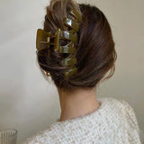 Oversize Hair Claw Clip Acrylic Summer Hairpin Girls Hair Accessories