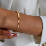 CZ Tennis Bracelet for Women, Cubic Zirconia Chain Bangle