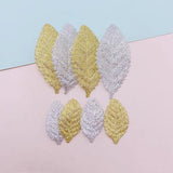 50pcs Silver Leaf Wedding Party Decor DIY Garland Wreath Accessories