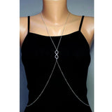 Female Bodychain Necklace Lucky Eight Body Chain Necklace
