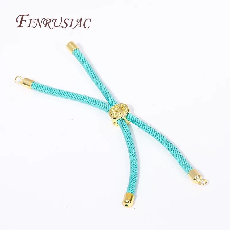 Adjustable Rope Chain 18K Plated Bracelet Accessories