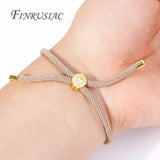Adjustable Rope Chain 18K Plated Bracelet Accessories