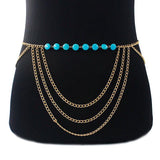 Bohemian Metal Tassel Waist Chain Body Chain Dress Accessories