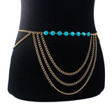 Bohemian Metal Tassel Waist Chain Body Chain Dress Accessories