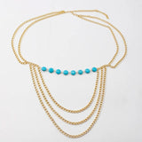 Bohemian Metal Tassel Waist Chain Body Chain Dress Accessories