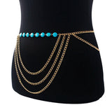 Bohemian Metal Tassel Waist Chain Body Chain Dress Accessories