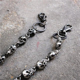 Skull Keychain Wallet Chain Gothic Biker Accessories