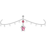 Sexy Navel Piercing with Waist Chain Drop Pendant