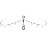Sexy Navel Piercing with Waist Chain Drop Pendant