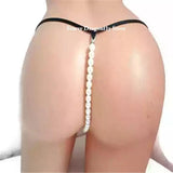 Sexy Bikini Underwear Pearl Chain Necklace Club Jewelry