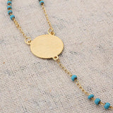 N314 Stainless Steel Muslim Arabic Pendant Necklace Rosary