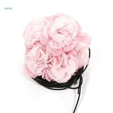 Fabric Floral Necklace Cloth Flower Waist Chain Adjustabl...