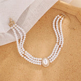 Vintage Pearl Choker Necklace for Women
