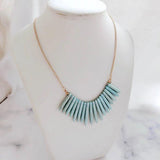 Pine Pendant Short Chain Necklace for Women XL0519