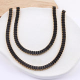 Bling CZ Choker Tennis Chain Necklace Women Jewelry