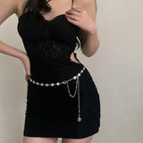 Vintage Metal Chain Belt Women Waist Chain