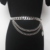 Multi-layer Waist Chain Hip Hop Tassels Pants Belt Chain