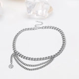 Multi-layer Waist Chain Hip Hop Tassels Pants Belt Chain