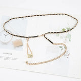 Metal Chain Belt for Women Bag Pendant Waist Chain Female Dress Jeans Decorative