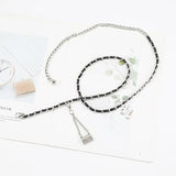 Metal Chain Belt for Women Bag Pendant Waist Chain Female Dress Jeans Decorative