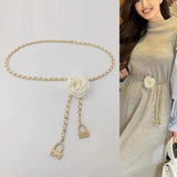Flower Weaving Waist Chain Women's Belt