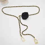 Flower Weaving Waist Chain Women's Belt