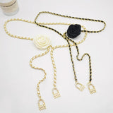Flower Weaving Waist Chain Women's Belt
