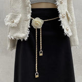 Flower Weaving Waist Chain Women's Belt
