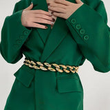 Acrylic Geometric Buckle Waist Chain for Dress