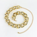 Acrylic Geometric Buckle Waist Chain for Dress