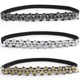 Elegant Rhinestone Waist Chain for Dress Coats