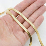 Snake Chain Choker Necklace 14K Plated Women Jewelry