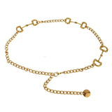 Horsebit Metal Chain Belt Lock Pendant Waist Chain Body Dress