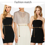Horsebit Metal Chain Belt Lock Pendant Waist Chain Body Dress