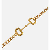 Horsebit Metal Chain Belt Lock Pendant Waist Chain Body Dress