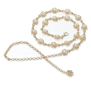 Waist Chain Ladies Dress Suit Hollow Decorative Belt Sweater Chain Waist Belts