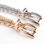 Metal Belt Chain for Women Silver Waist Chain High Waist Body Chain