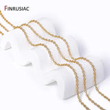 14K Gold Plated Cable Chain 4mm*3mm DIY Necklace Chain, Jewelry Making Supplies