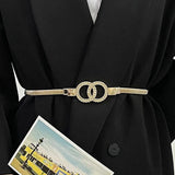 Elastic Bowknot Waist Belt for Women Dress Decor
