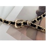 Women Waist Chain Belt Body Dress Belt Female Leather Belt