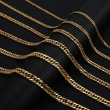 SGMAN Double Mill Chain Necklace Stainless Steel Jewelry Gift