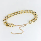 Acrylic Geometric Buckle Waist Chain for Dress