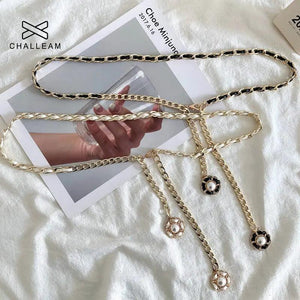 Punk Style Metal Dress Decoration Waist Chain for Women