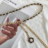 Punk Style Metal Dress Decoration Waist Chain for Women