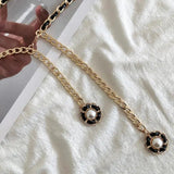 Punk Style Metal Dress Decoration Waist Chain for Women